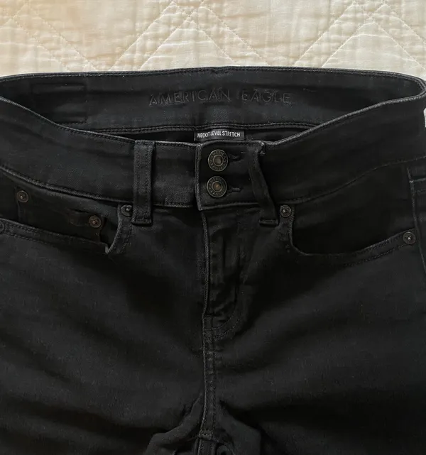 American Eagle Black Artist Flare Jeans - Image 2