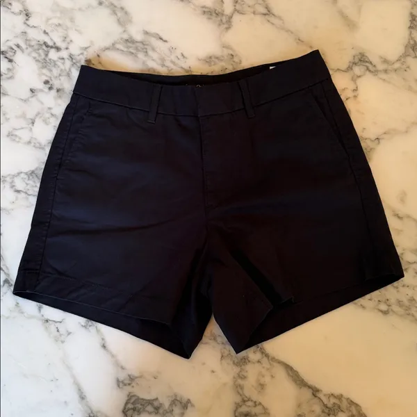 NWOT Quince Black Organic Cotton Stretch Chino Shorts sz 2 Women's 4" Inseam - Image 5