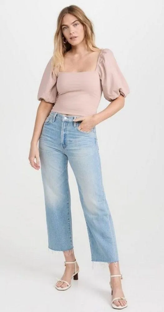 💕MOTHER SUPERIOR💕 The Rambler Zip Ankle Fray Jeans ~ I'm With the Band 29 NWT - Image 8