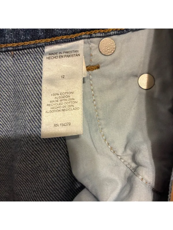 Aeropostale 90s High Waisted Wide Leg Jeans Medium Blue Denim Womens Size 12 - Image 6