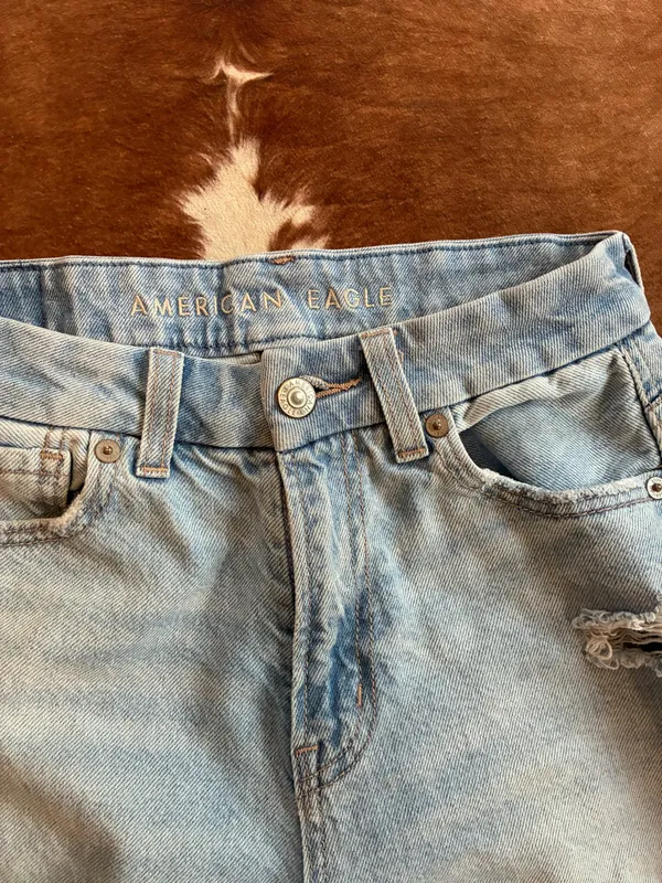 American Eagle curvy mom Jean size 00 regular Strigid real good No flaws! - Image 8