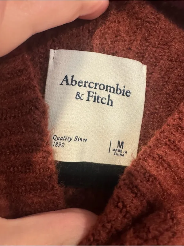 Cozy Rust Abercrombie‎ and Fitch Knit Sweater Dress - Image 2