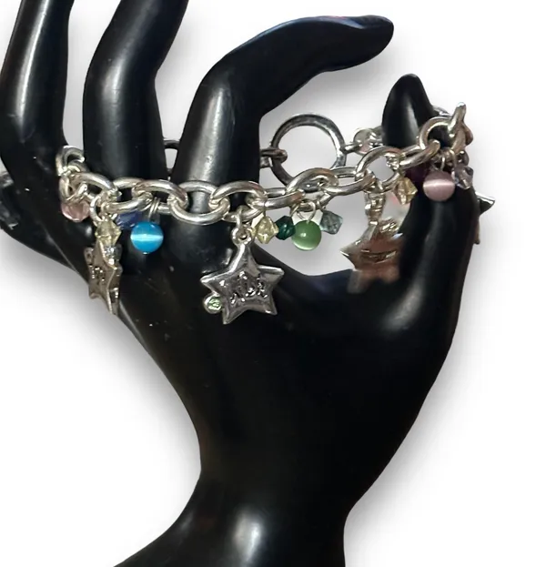 AJMC Vintage  Inspirational Star Charm Bracelet - Image 3
