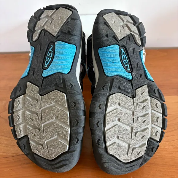 Keen Newport H2 Waterproof Hiking Sandals Black Blue 1019292‎ Womens Size 5 - Image 7