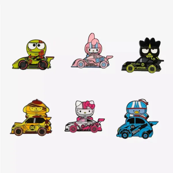 Loungefly Hello Kitty And Friends Race Car Blind Box Enamel Pin - Image 2