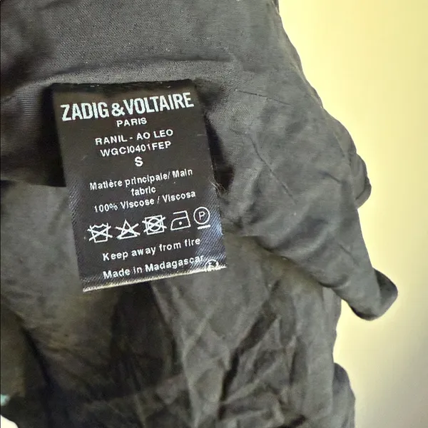 Zadig & Voltaire Ranil Leo Dress Small - Image 9
