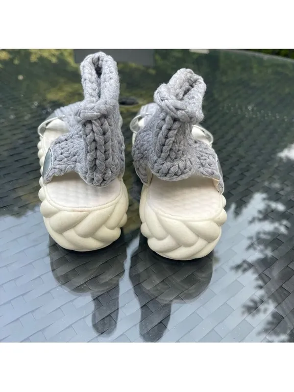 Women's Weave Roman Sandals Open Toe Breathable Comfort Platform Fashion Sz 38 - Image 7