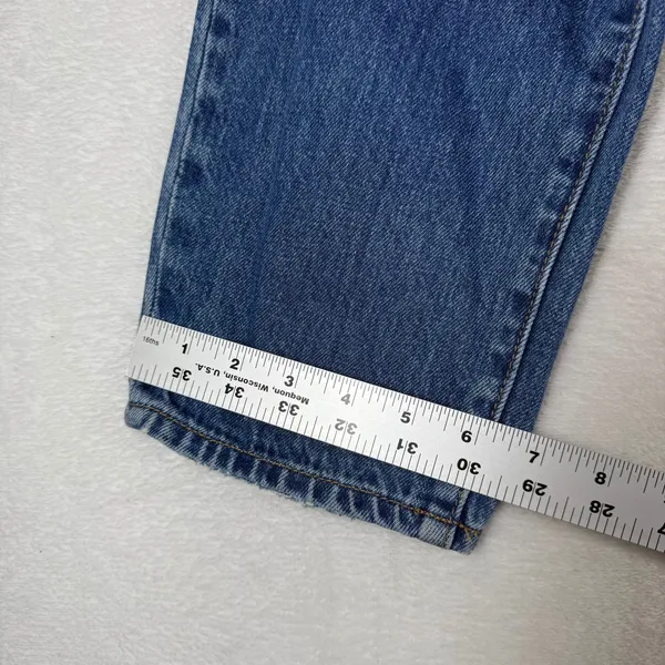 Rollas Dusters High Rise Distressed Jeans Lilyworn Blue Denim 12594B Size 31 NEW - Image 9