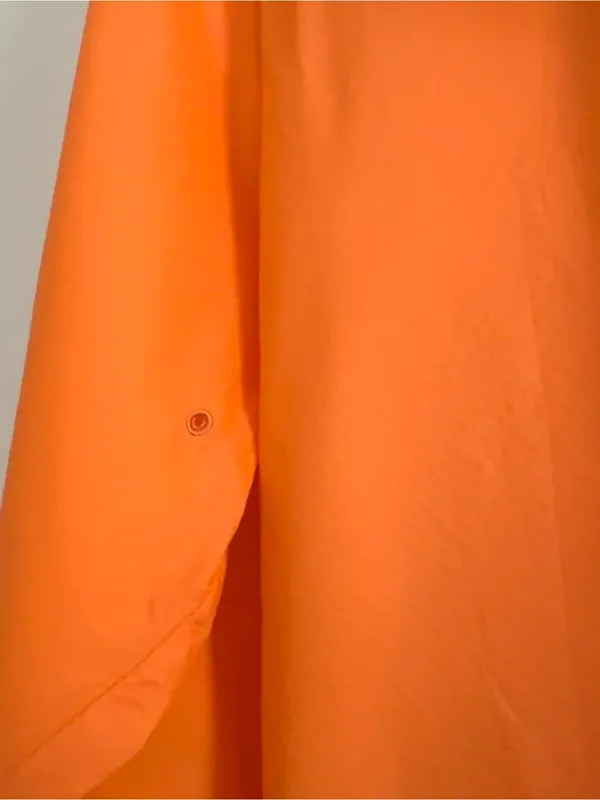 Alpine Design Orange Lightweight Zip Pockets Hooded Windbreaker Jacket Large - Image 8