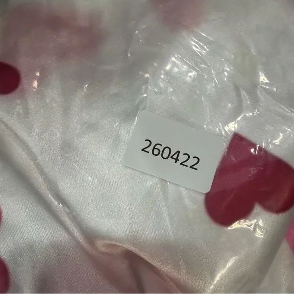 Women's Two Piece Silky Pink Long Sleeve and Pant Pajamas Size XXL #260422 - Image 11