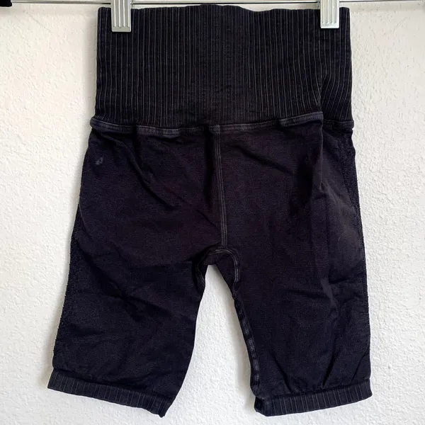 NEW Free People Movement‎ Good Karma Biker Shorts in Black - Image 5