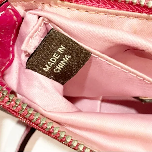 Coach Pink Poppy Story Multi Zipper Crossbody‎ Bag - Image 5