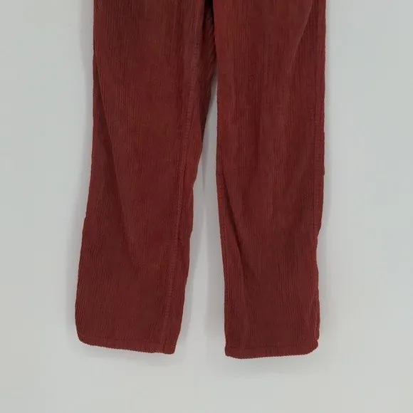BDG Urban Outfitters Orange/Red Corduroy Straight Leg‎ Mid Rise Pant Size 25 - Image 3