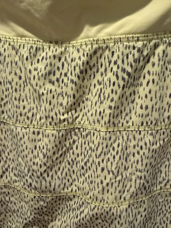 Lululemon Pace Rival Skirt II Dottie Dash Clarity Yellow Black Size 8 - Image 2