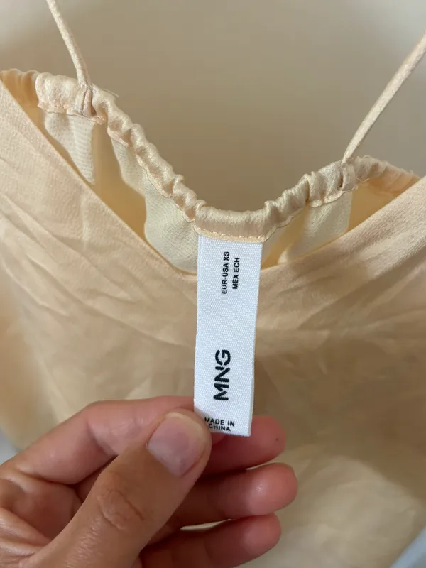 Butter Yellow Silk Top - Image 5