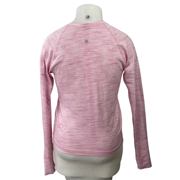 Lululemon Swiftly Tech 2.0 Race Pink Long Sleeve Activewear Tee T-Shirt Top 14 - Image 3