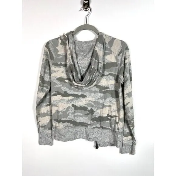 Nike Women Camo Full‎ Zip Hoodie Lightweight Casual Athletic women's Size Small - Image 6