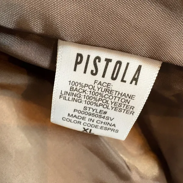 NWT Pistola Donovan‎ Puffer Jacket in Espresso Cropped Jacket Size XL MSRP $248 - Image 7