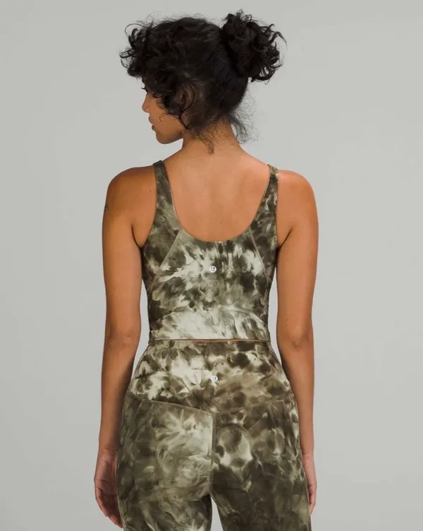 Lululemon Align Tank Top Diamond Dye Light Sage Medium Olive 6 - Image 4