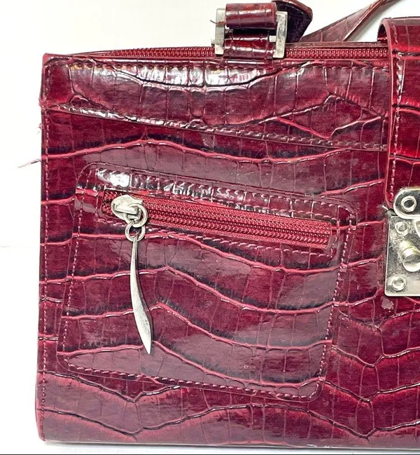 Y2K 2000’s Red Satchel Purse - Image 4
