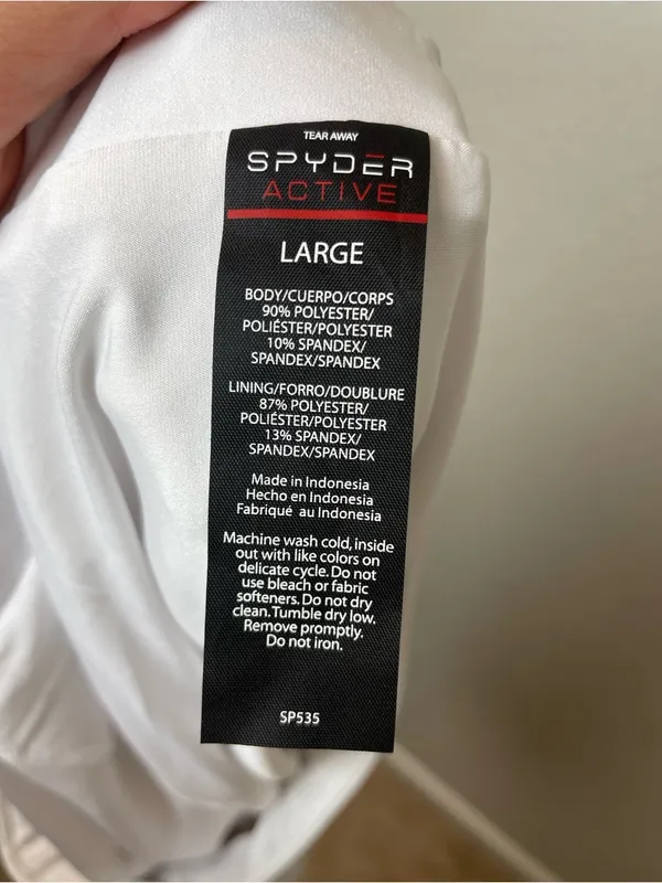 Bnwt! Spyder Women's White Performance Skort Size L - Image 11