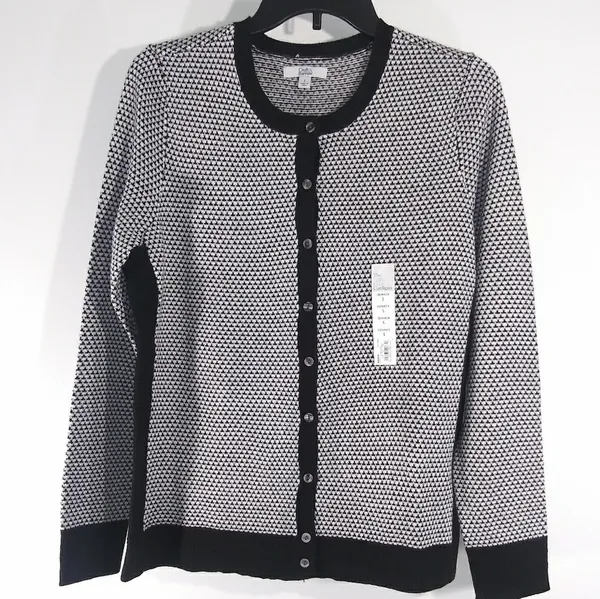 Croft & Barrow Textured Extra Cozy Cardigan Sz S - Image 3