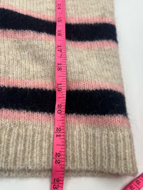 BODEN Fluffy Stripe Jumper sweater mohair wool‎ blend sz XS - Image 6