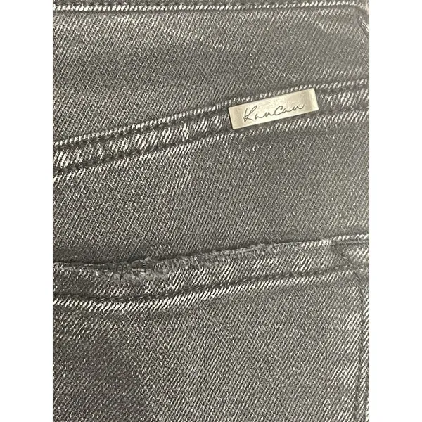 KanCan Jeans Women 0/23 Black High Rise Tapered Ankle Denim KC7196DG - Image 4
