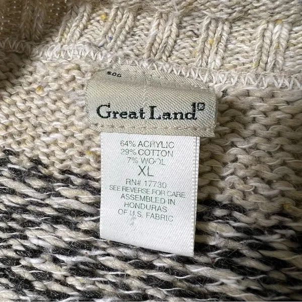 The Great Great Land Vintage Fair Isle Knit Sweater - Image 7