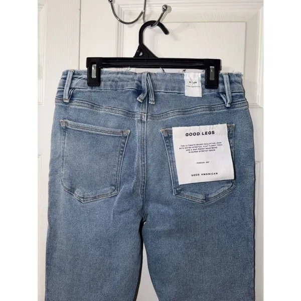 Good American Blue Denim Stretchy Jeans(Size 28) - Image 7