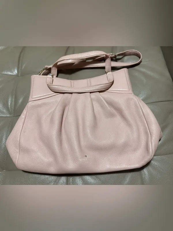 Kate Spade Mattie Street Amelie Pink Leather Satchel Bow‎ Bag - Image 2