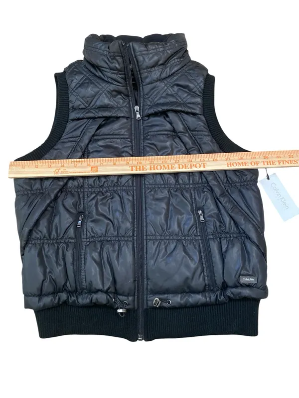 Calvin Klein Black Quilted Puffer Vest - Image 3
