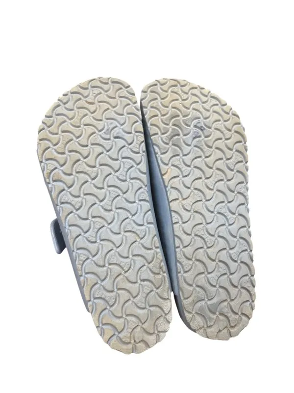 Birkenstock womens blue slip on designer casual sandals sz 33/3.5 SKU 10-520 - Image 7