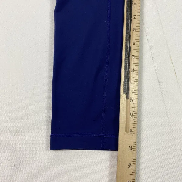 Lululemon Pants Womens 6 Blue High Rise Legging Yoga Athletic Stretch Activewear - Image 3