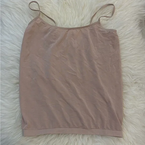 Victoria's Secret Y2K 2001 Cream Satin Mesh Semi Sheer Top Size S USA MADE - Image 2