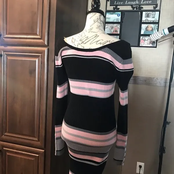 Derek Heart Long Sleeve Sweater Dress Large - Image 6