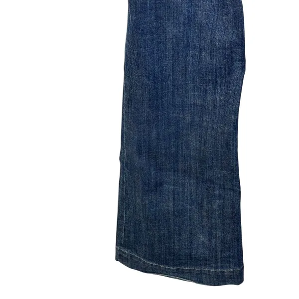 The‎ Limited 917 Women Jeans Flared Leg Mid-Rise Stretch Dark Wash Denim Blue 8R - Image 8