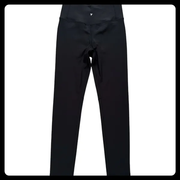 Old Navy Powersoft Leggings Womens M Black Extra High-Rise Go-Dry Active Yoga - Image 7