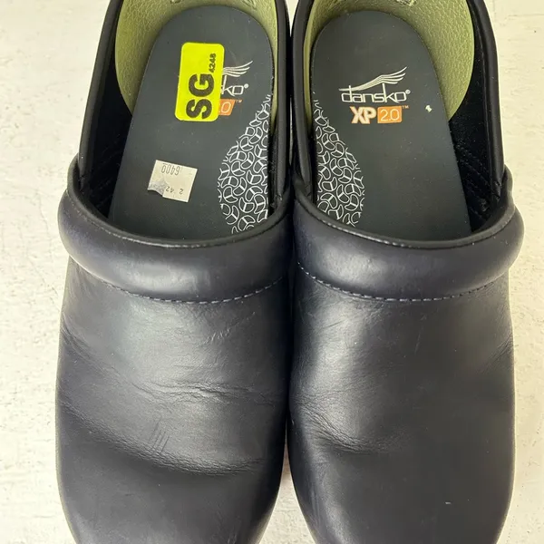 Dansko Black Leather Clogs - Image 5
