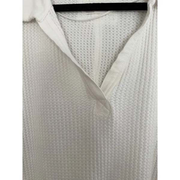 Free People We The Free Travis Polo Top Ivory Women's Size Small - Image 11