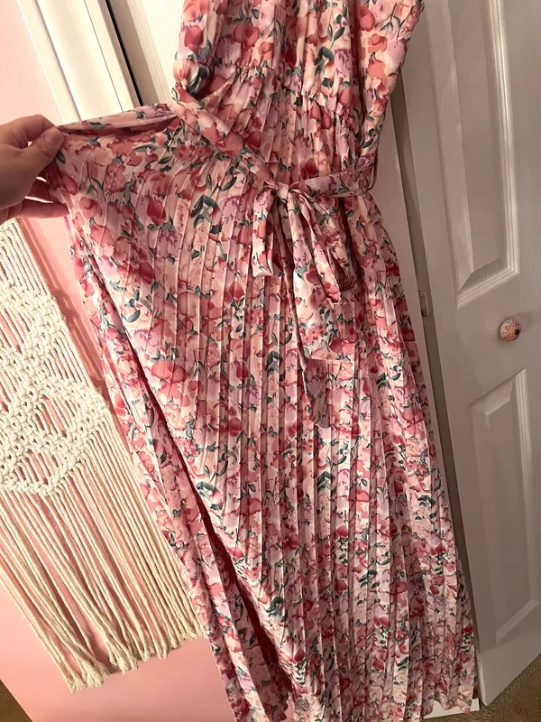 Amazon One shoulder pleated maxi dress - Image 2