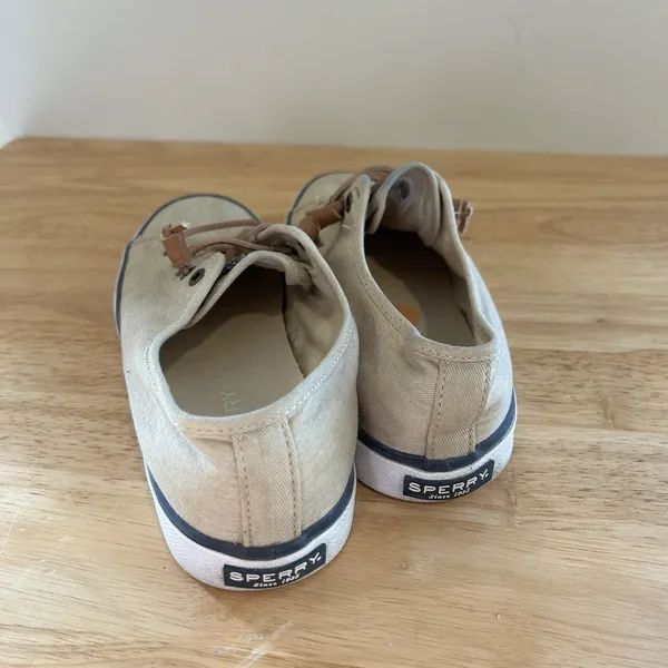 Sperry Top-Sider Pier View Casual Slip-on Sneakers Sand‎ Beige Women's Size 7 - Image 3