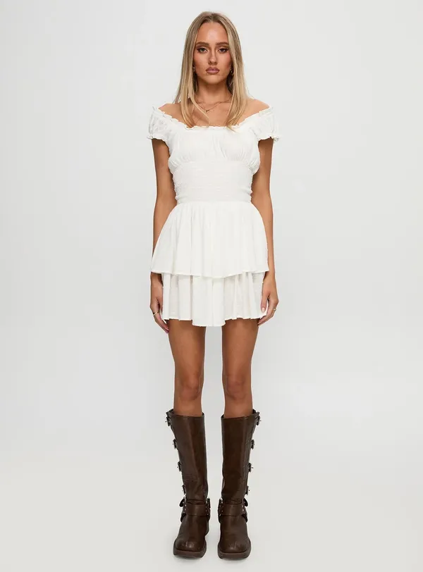 The Love Galore Princess Polly Romper White - Image 5