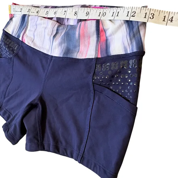 Lululemon Run Shorty Short Women 6‎ Abstract Print 3.5 Running Yoga Gorpcore - Image 7