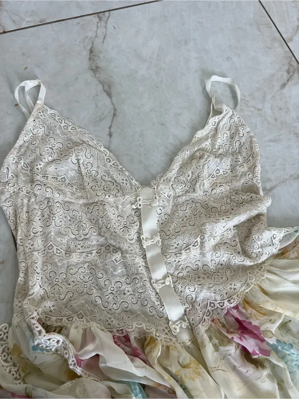 Vintage Victoria's Secret Collection Floral Slip Dress Size Large - Image 3