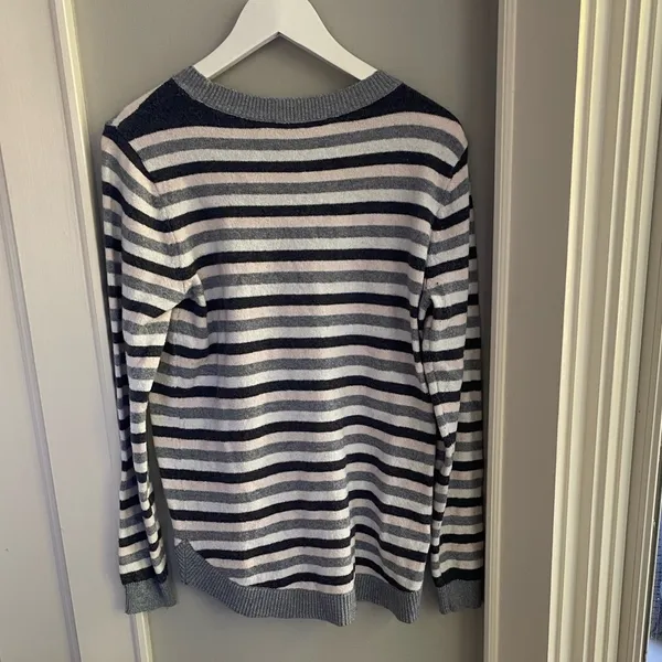 LOFT Striped Knit Sweater - Image 2