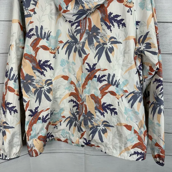 Columbia Womens size Large Side Hill Magnolia Floral Printed Windbreaker Jacket - Image 7