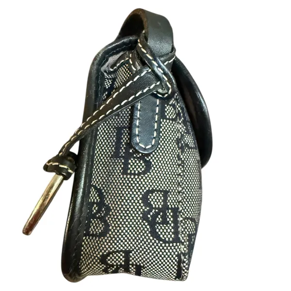 Dooney & Bourke Signature DB Monogram Mini Shoulder Bag Purse - Image 3