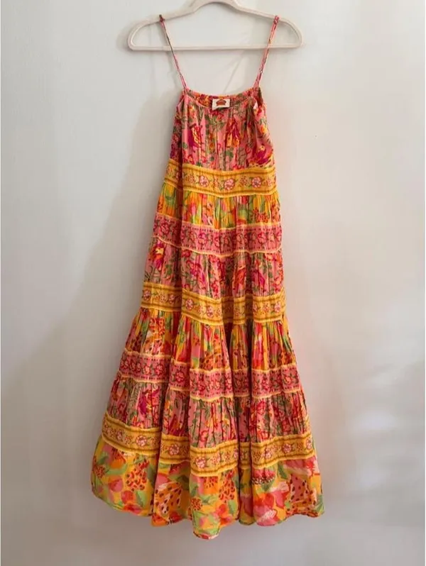Farm Rio Mixed Fruits Paradise Dress - Image 3