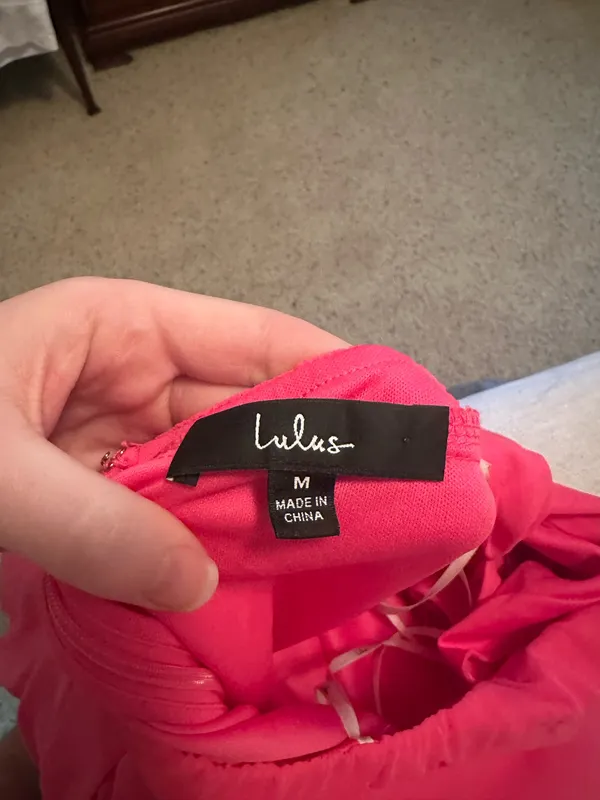 Lulus Dress Maxi Pink - Image 3